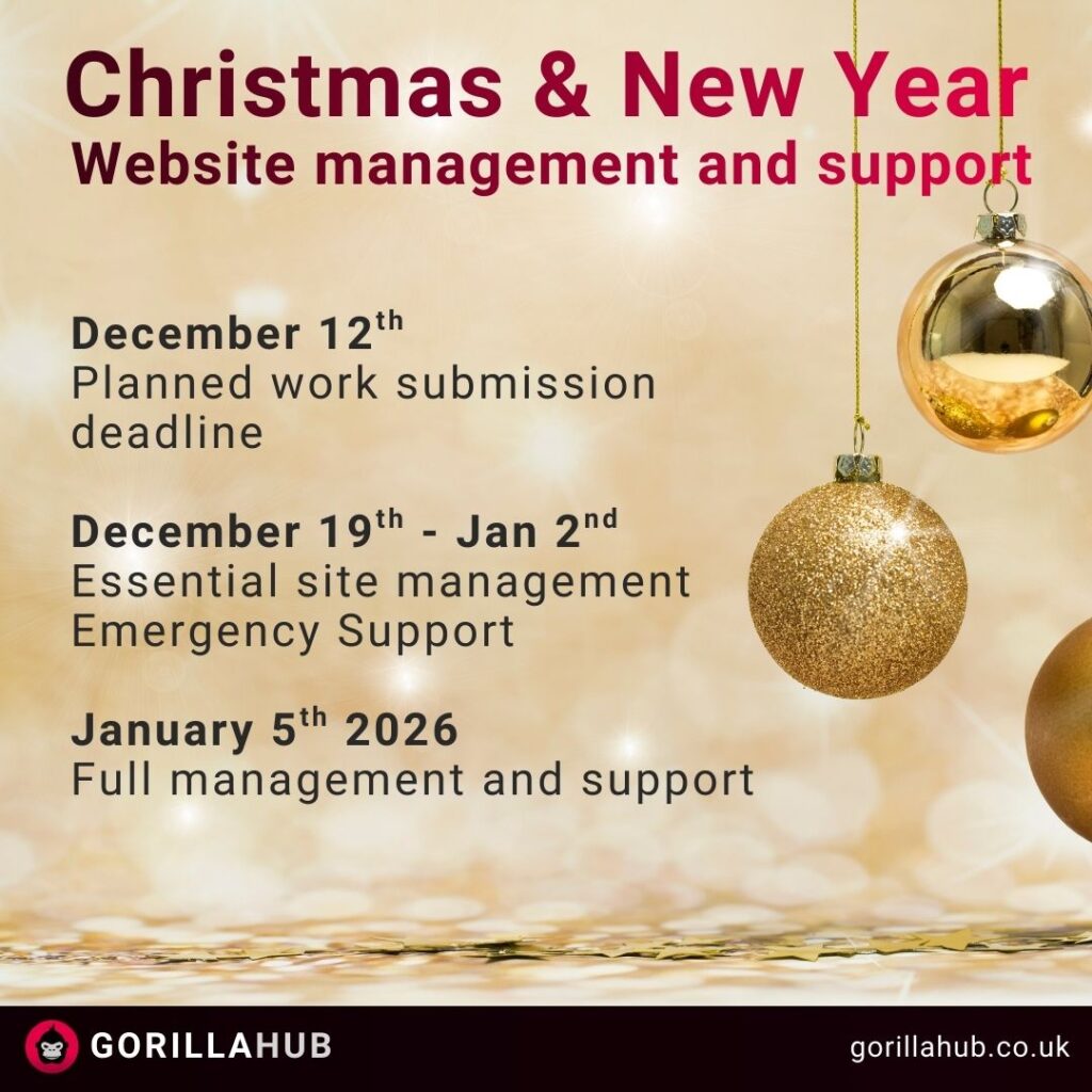 Christmas Support 2025 - GorillaHub